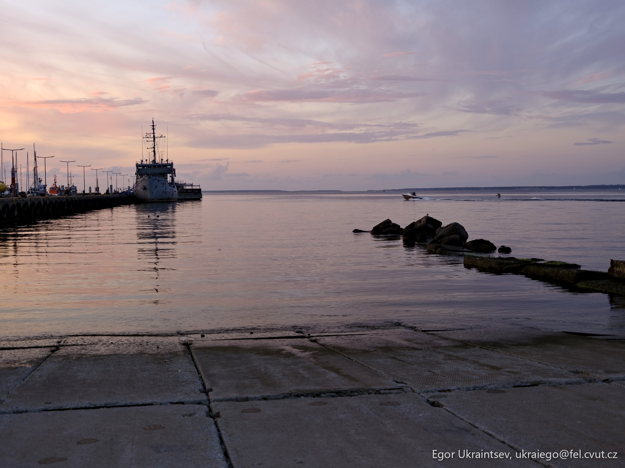 Pier at sunset