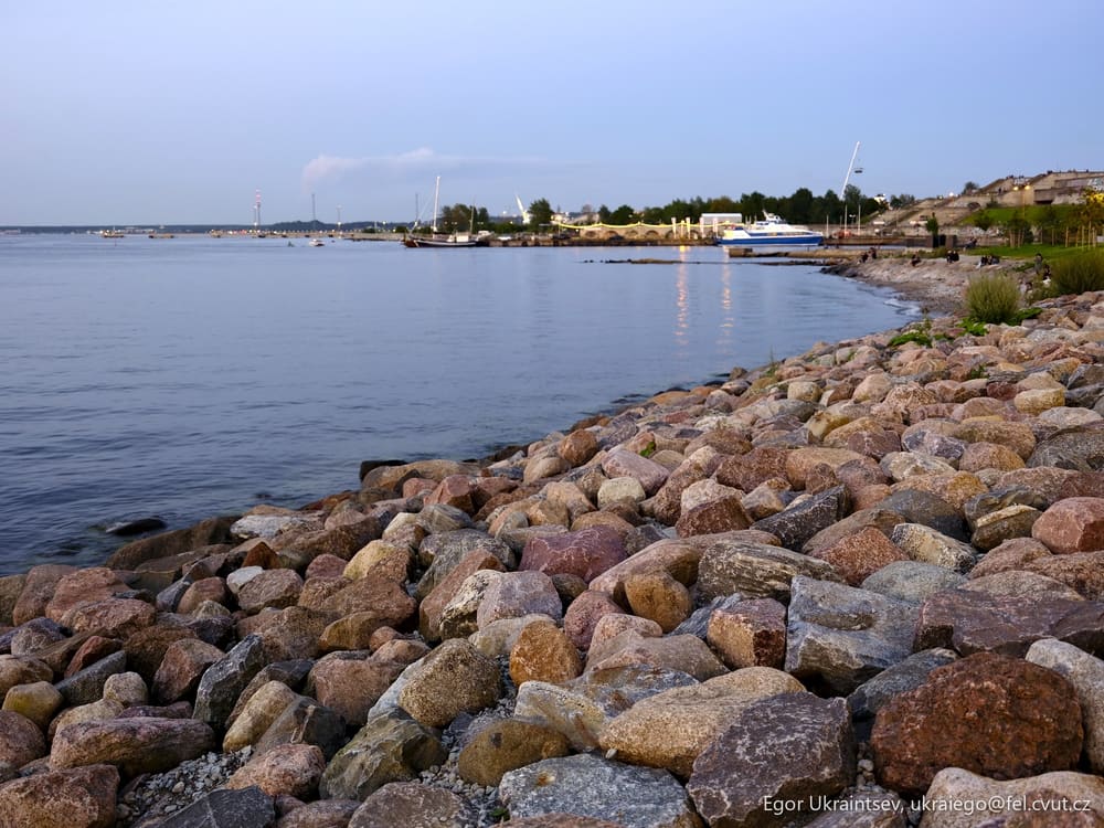 Rocks along the water s