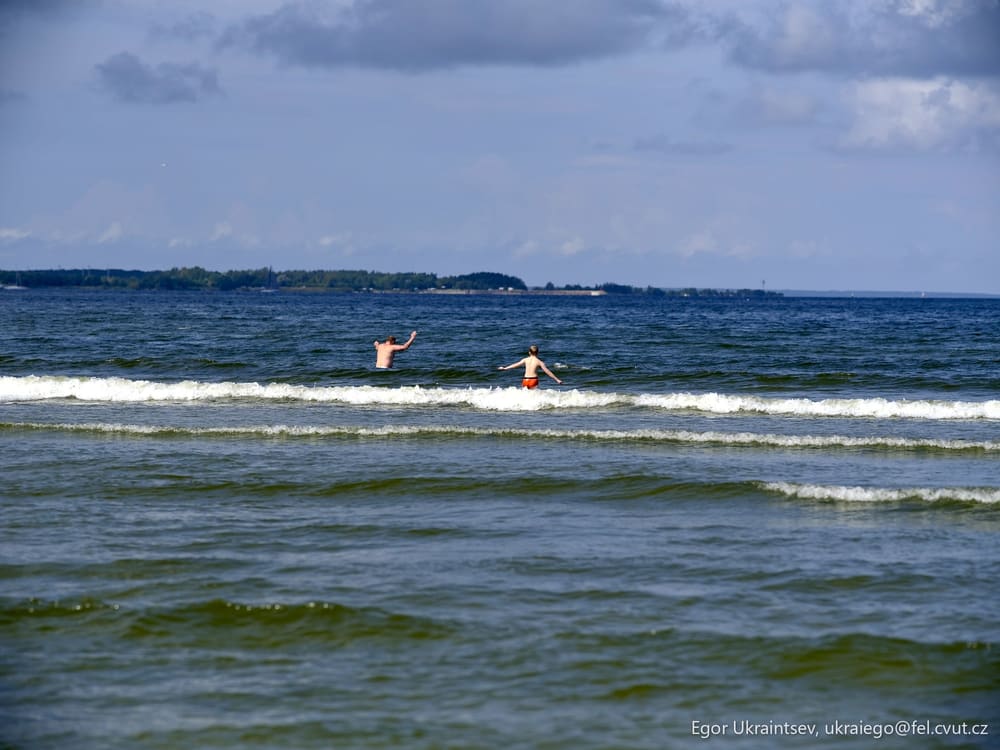 Man surfing in the ocean