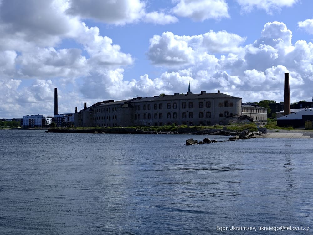 Large building on the water