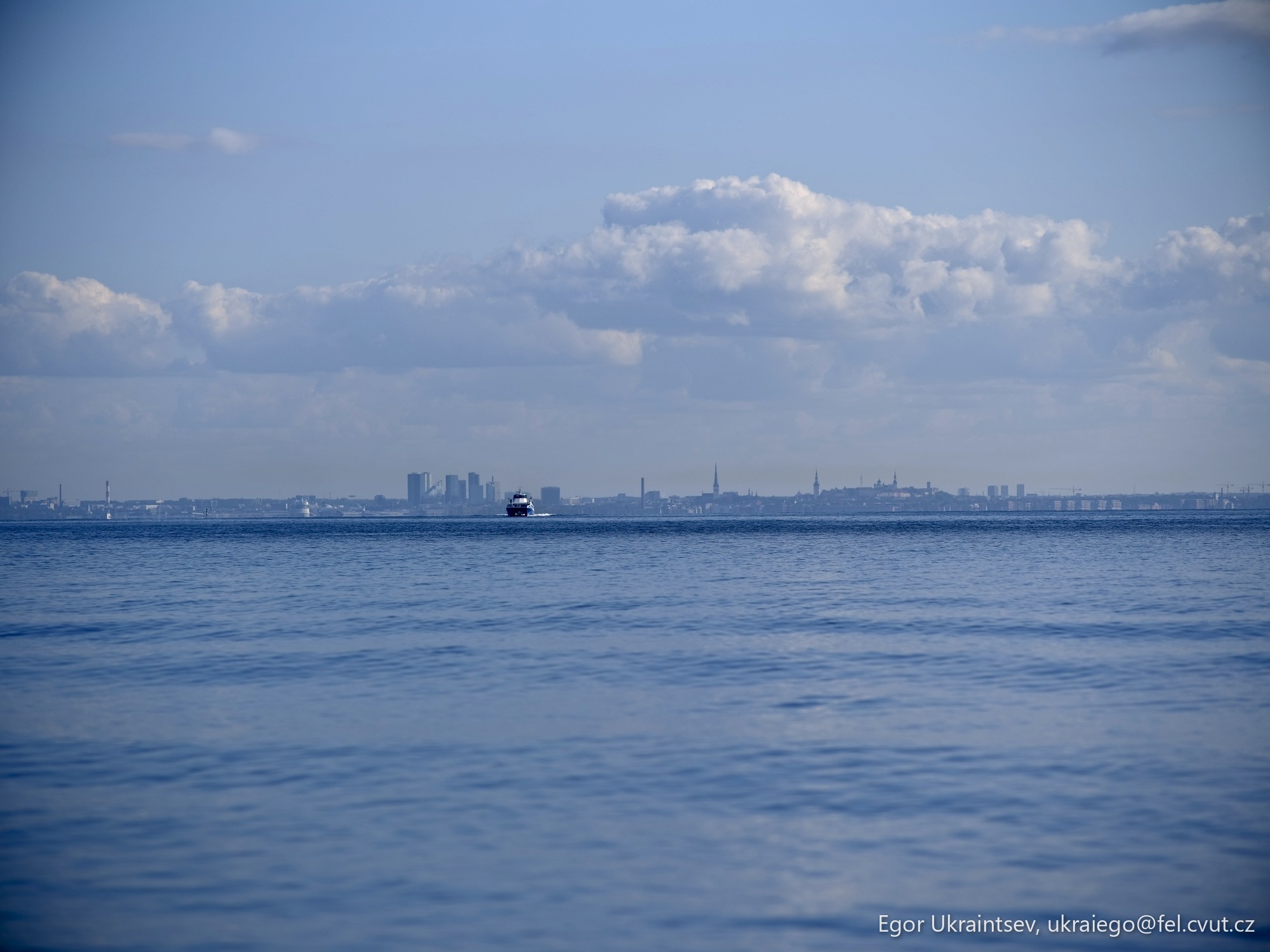 Boat in the ocean