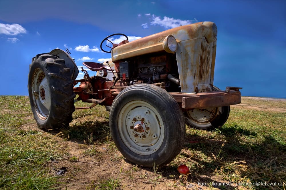 Old tractor