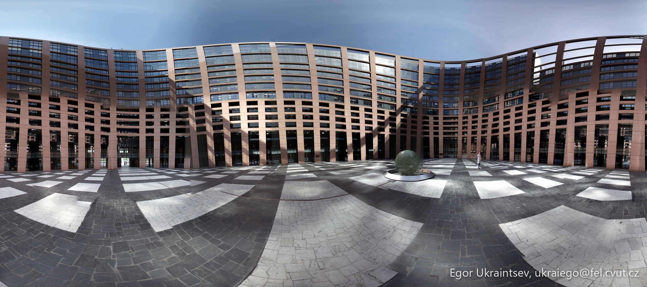City square with a clock · France