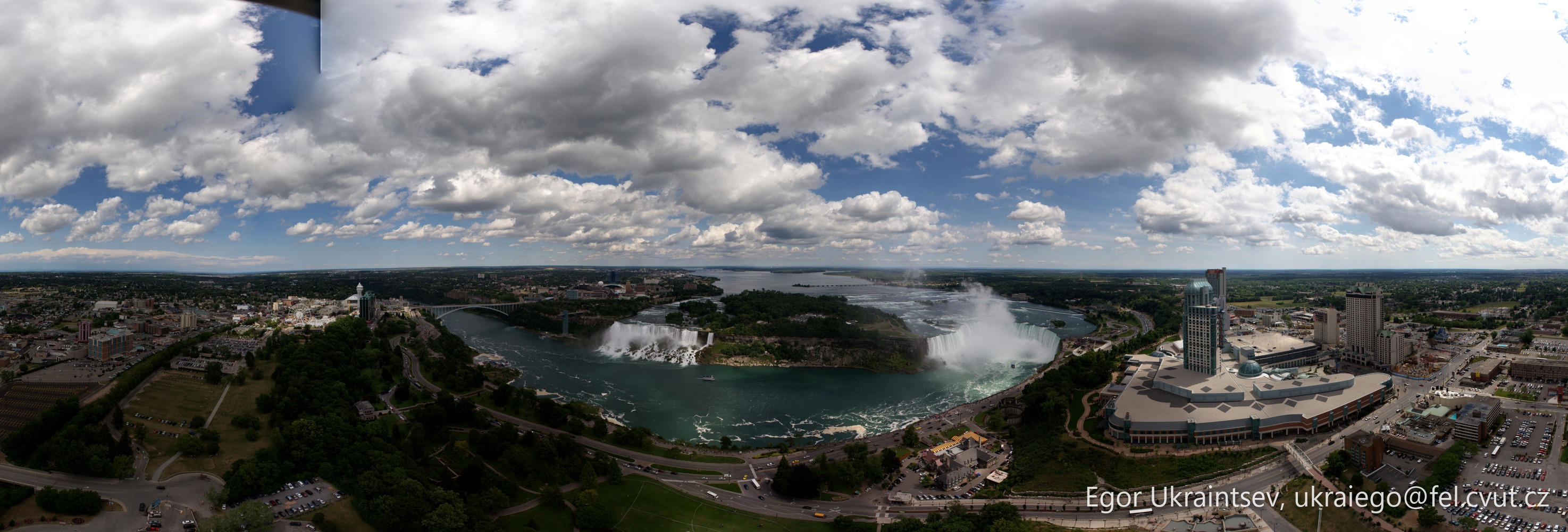 Niagara falls in niagara ontario