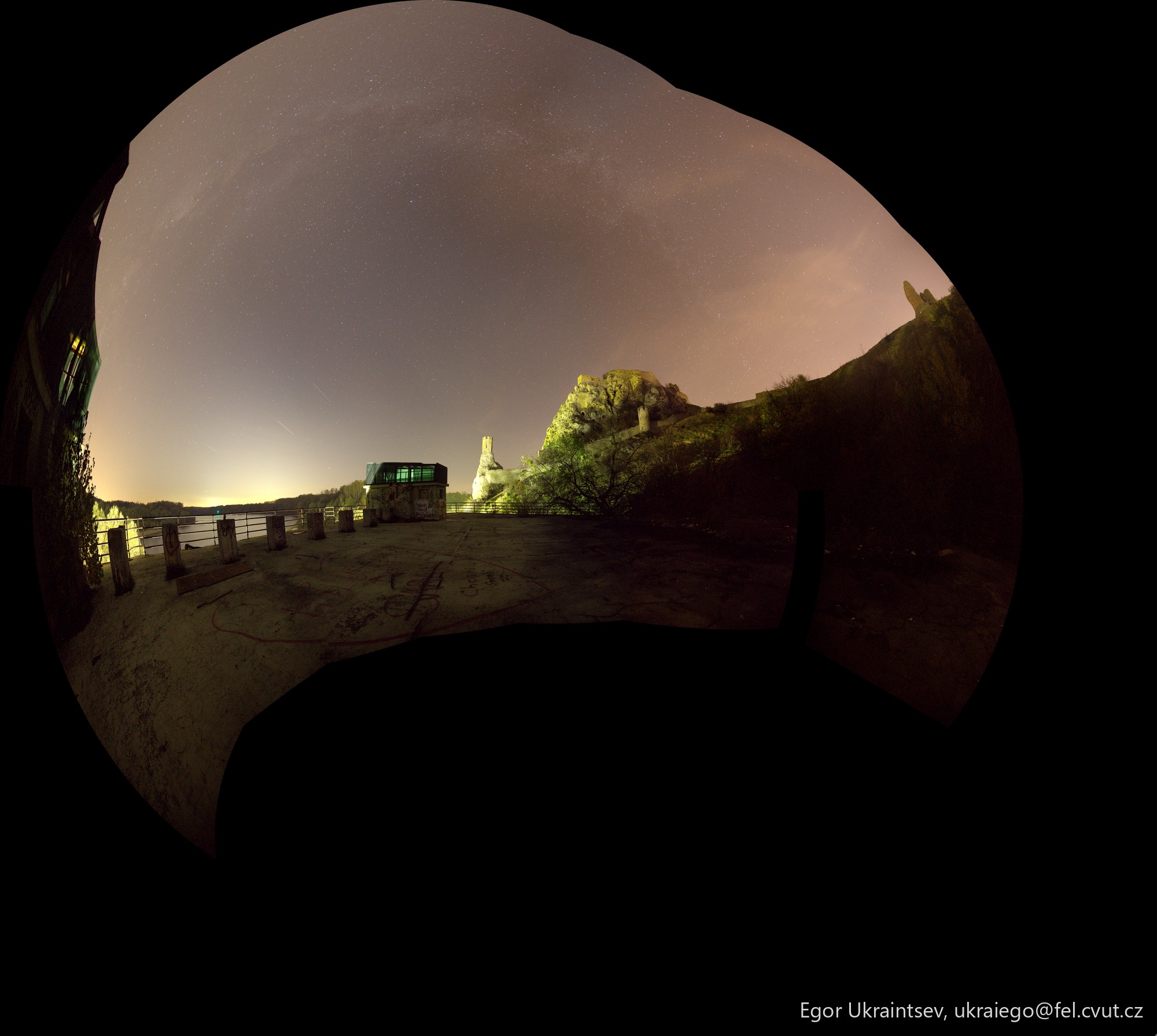 View of the sky · Devin