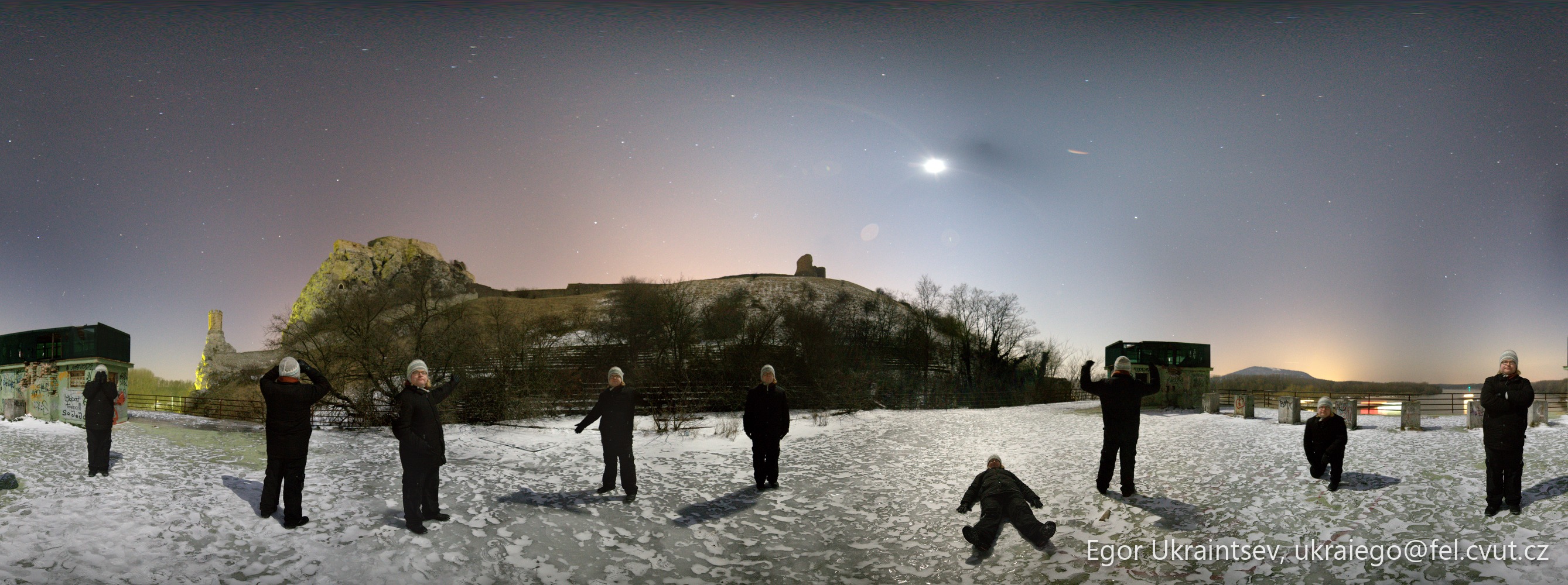 Group of people walking · Devin