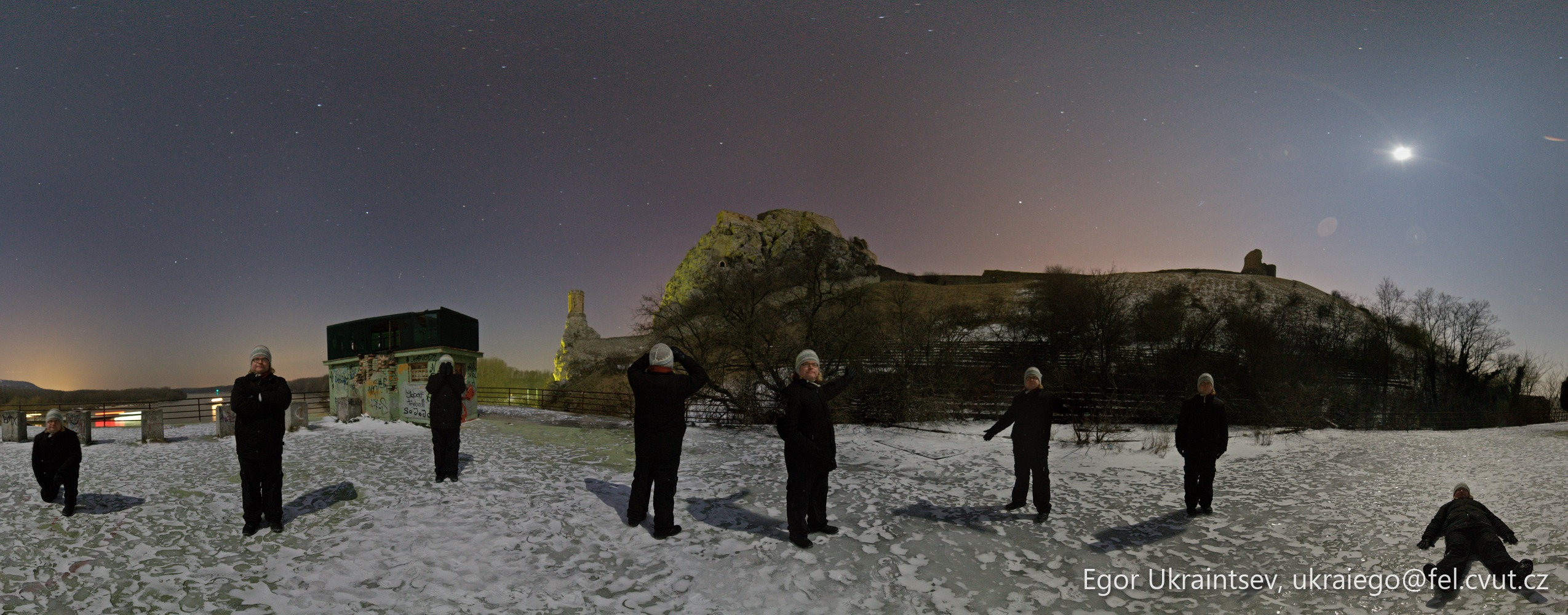 Group of people walking · Devin