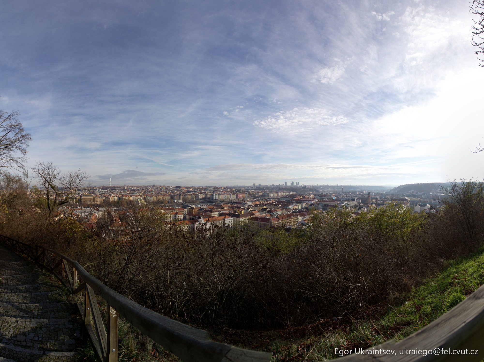 View of a city · Praha Sady Kinsky
