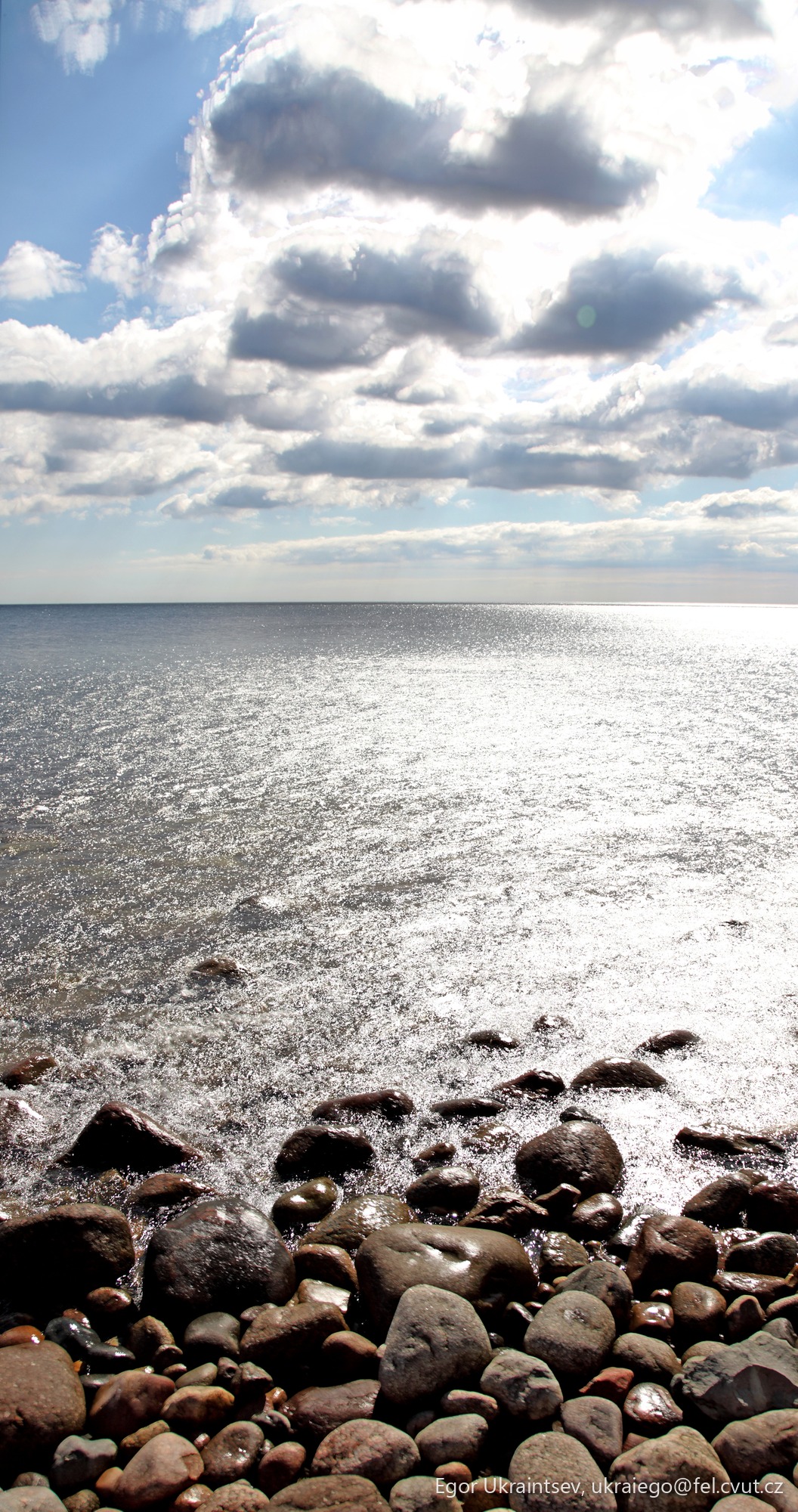 Rocky beach · Sea