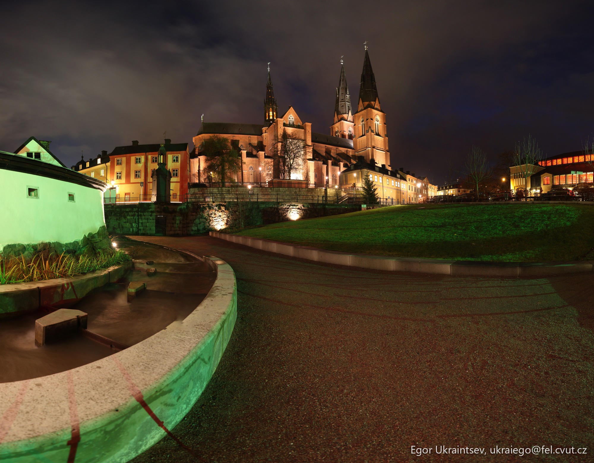 Small town at night · Swed 2