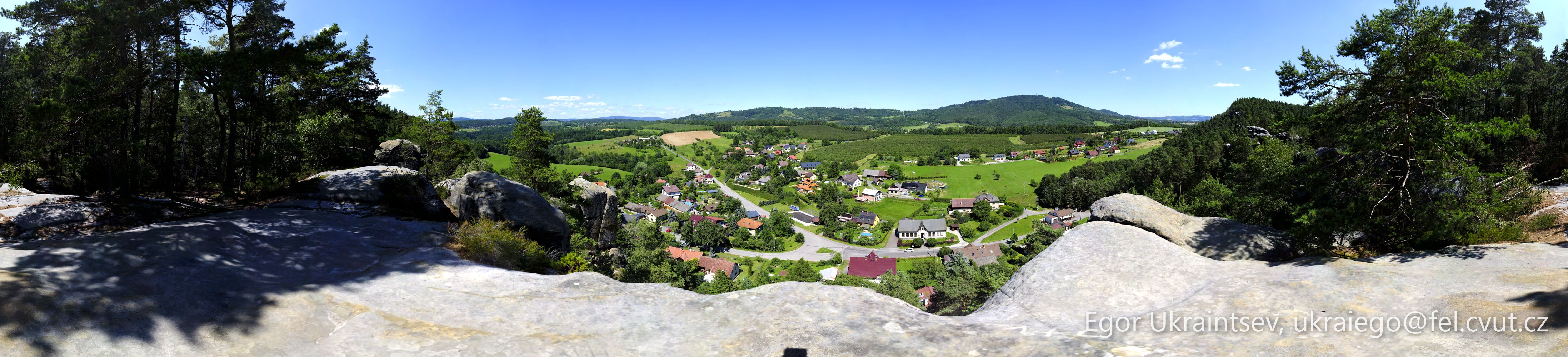 Small village in the mountains