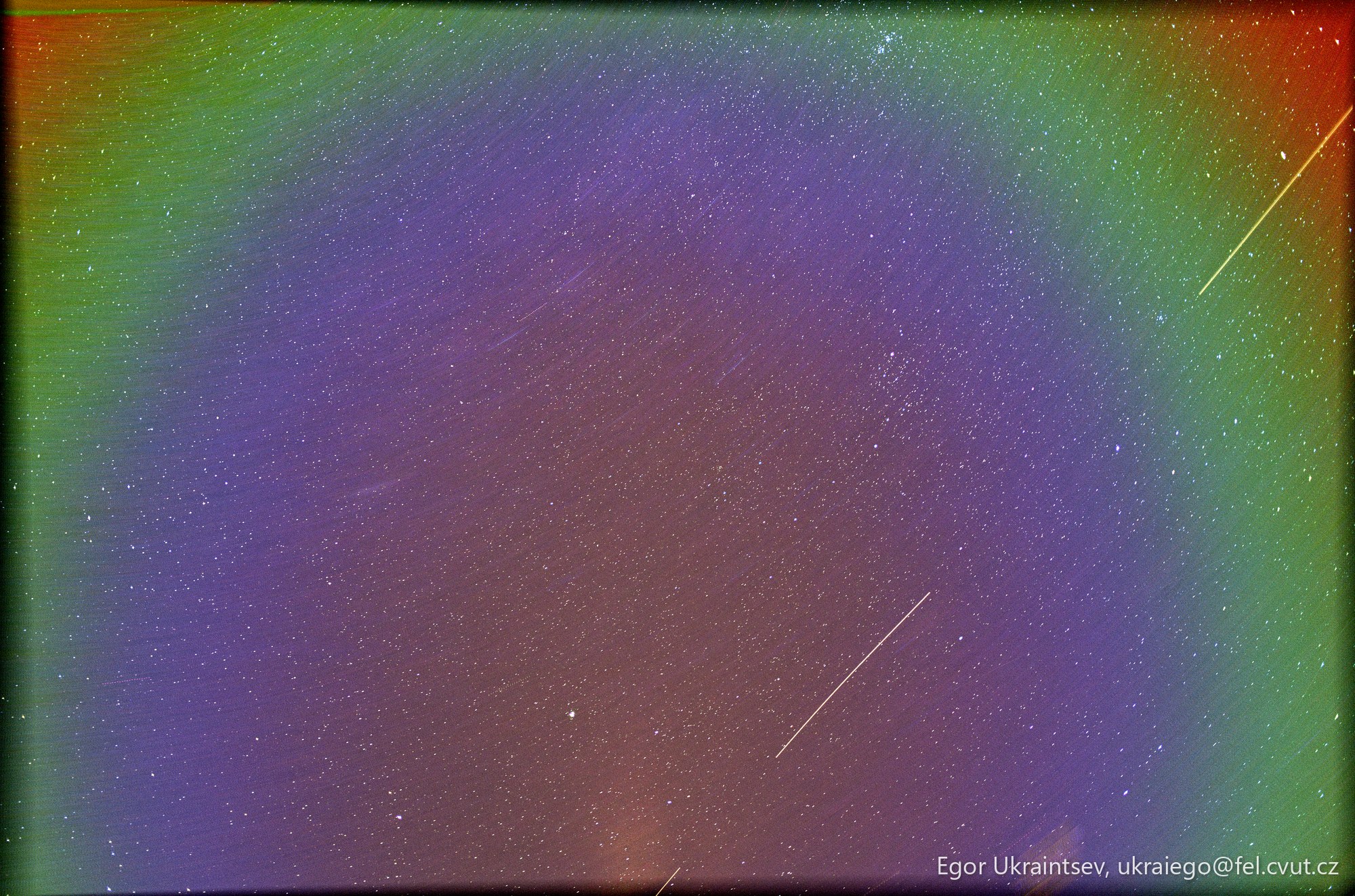 Northern sky · Perseidy