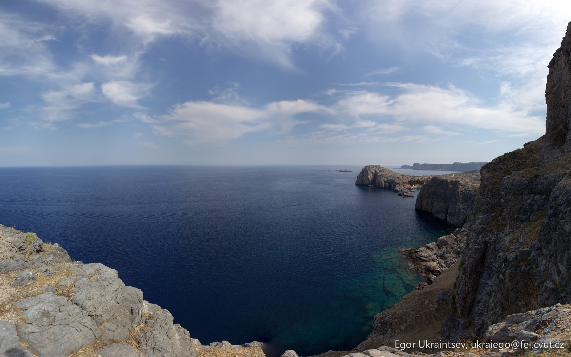 Sea and cliffs