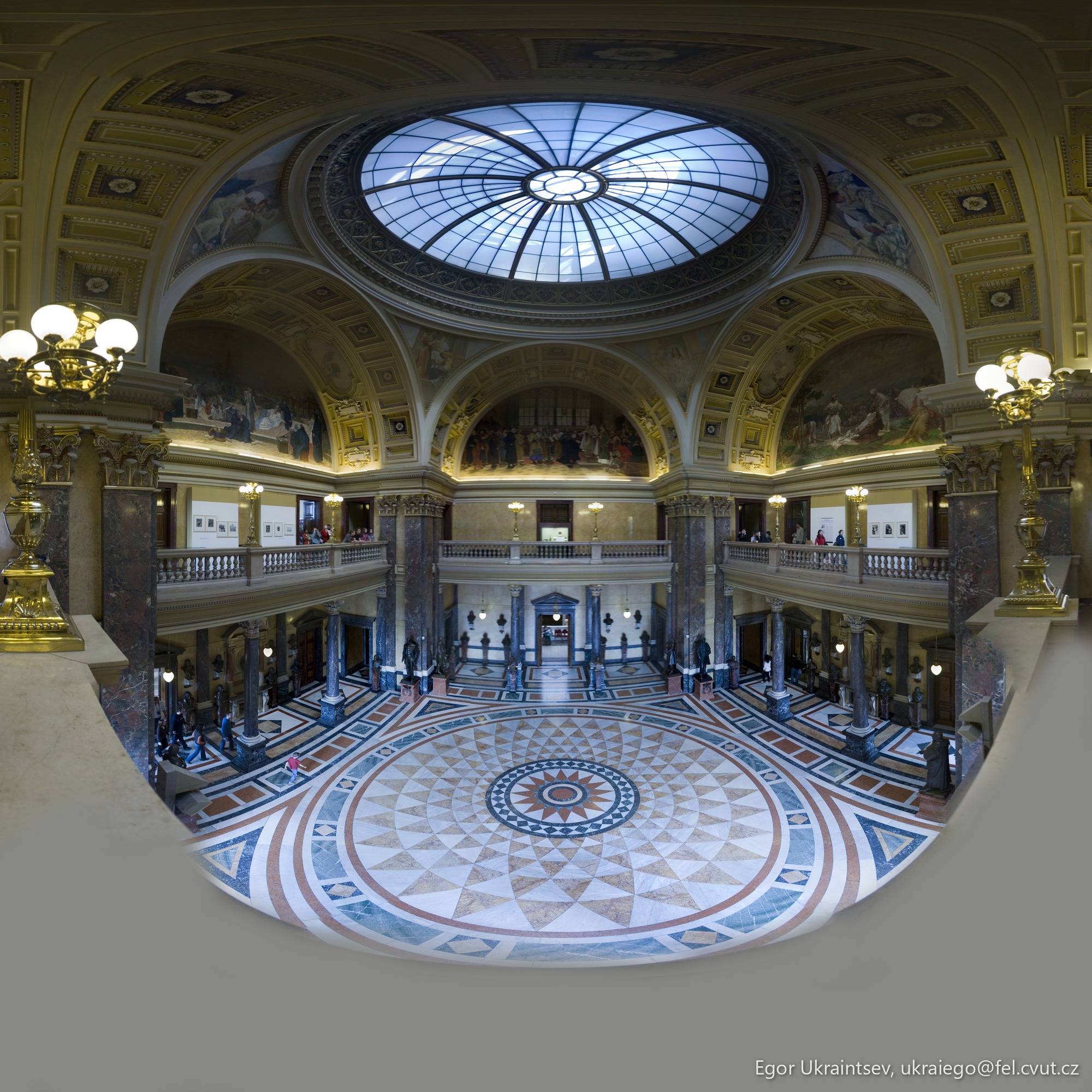Inside of a building