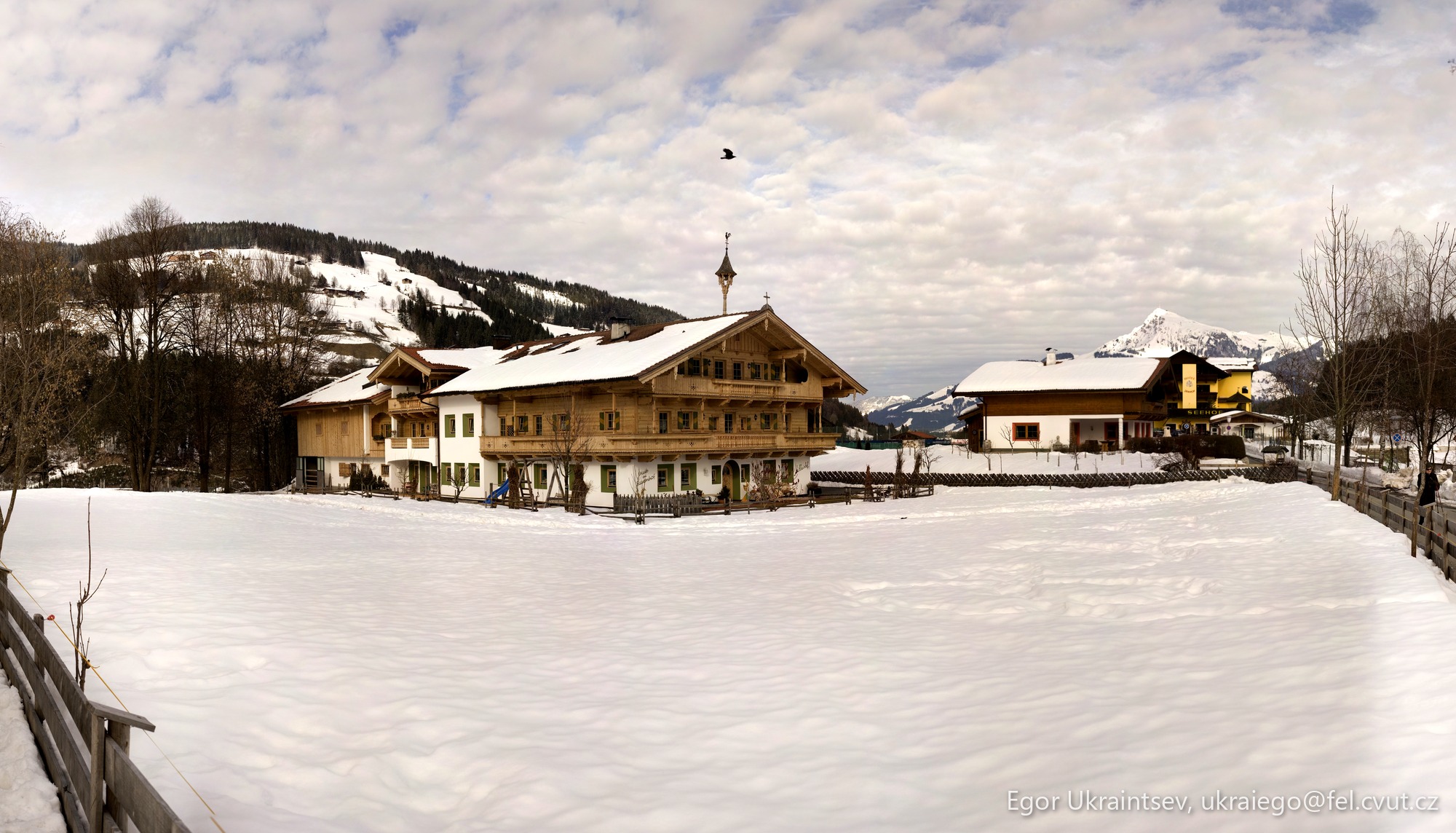 House in the snow