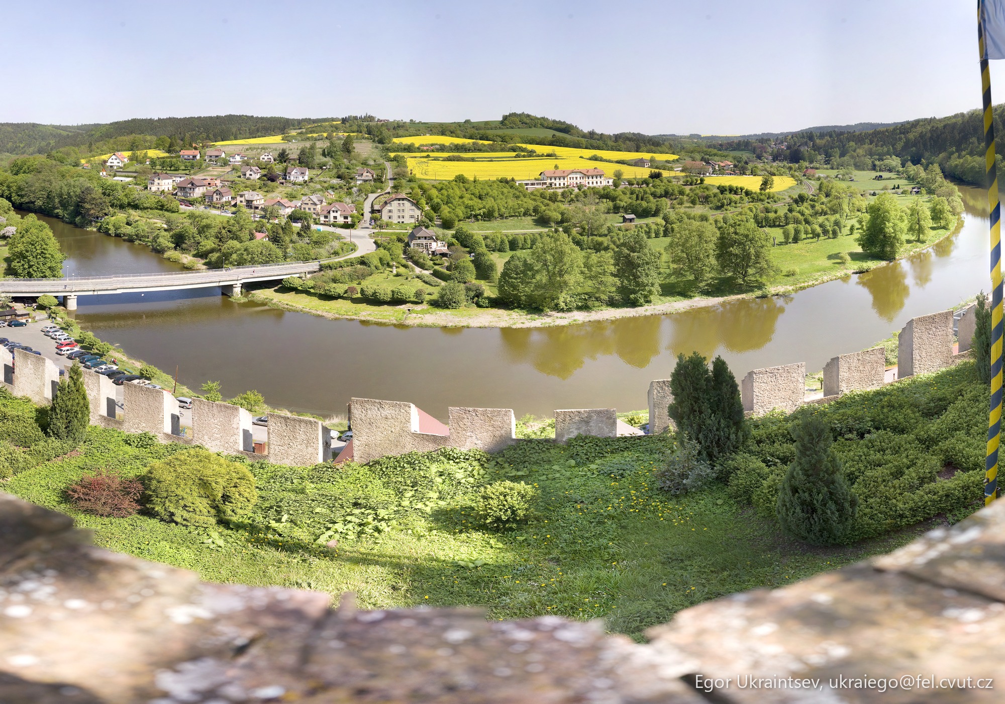 View from the castle walls