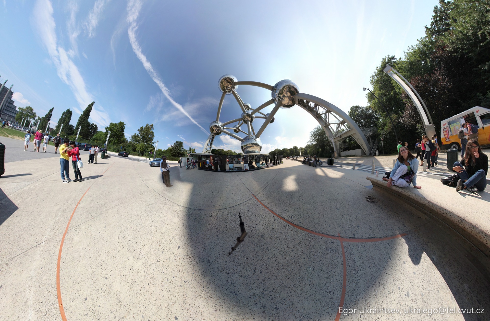 Skateboarder doing a trick