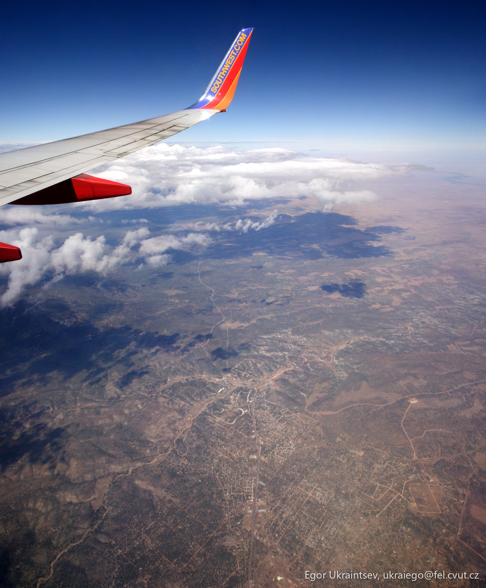 Wing of an airplane